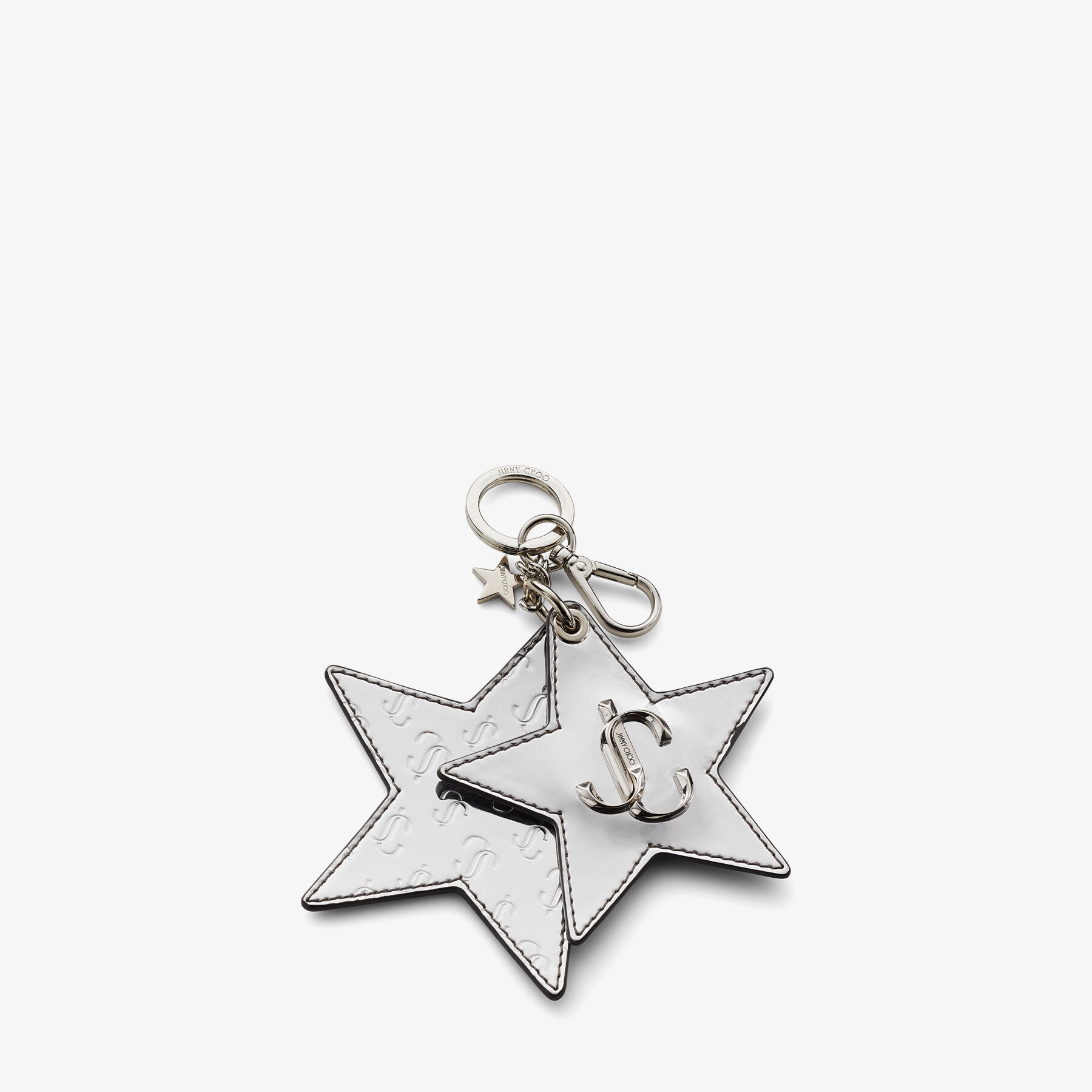 シルバーJCロゴミラーファブリック・キーリング | JC STAR KEYRING シルバーJCロゴミラーファブリック・キーリング | JC STAR KEYRING