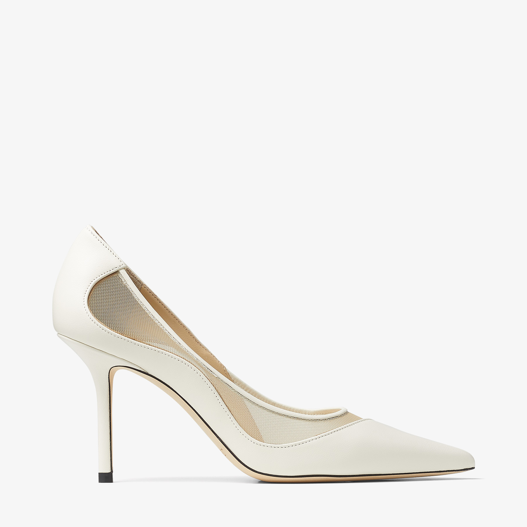 Ivory チュールオーバーレイ付き Metallic Silver グリッター 