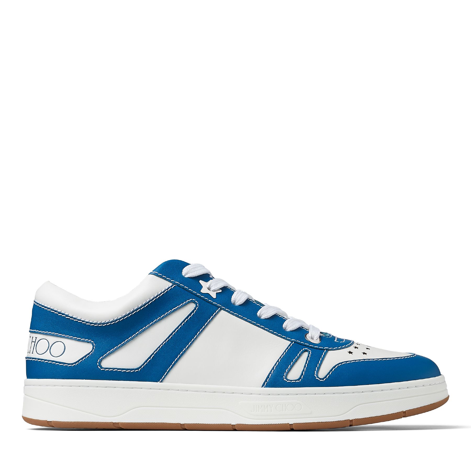 即日発送 Jimmychoo Hawaii M グリッター付き レースアップ スニーカー 白 超目玉 Www Usmedicalfunding Com